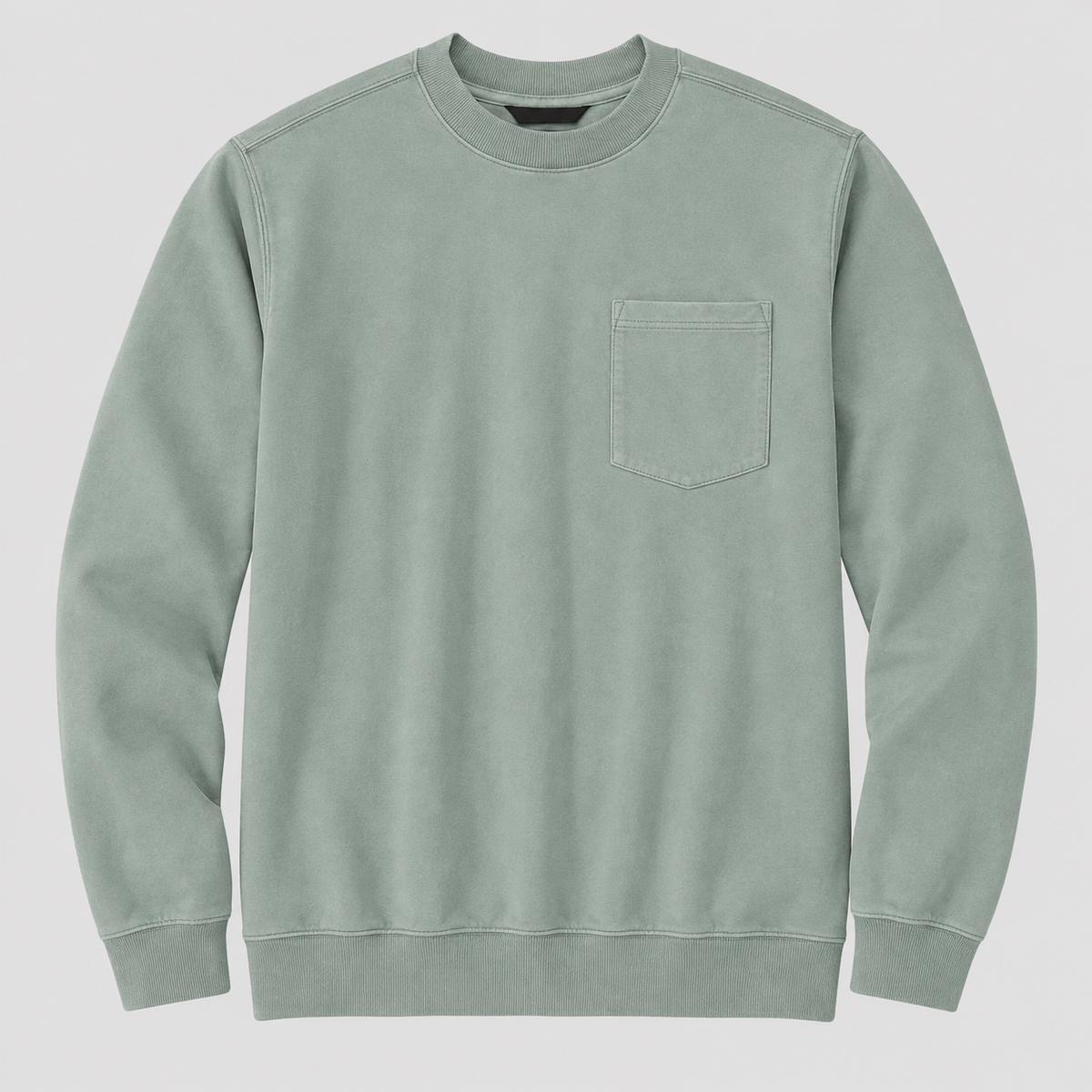 【LAST DAY SALE】Vintage Washed Unisex Pocket Crewneck Sweatshirt