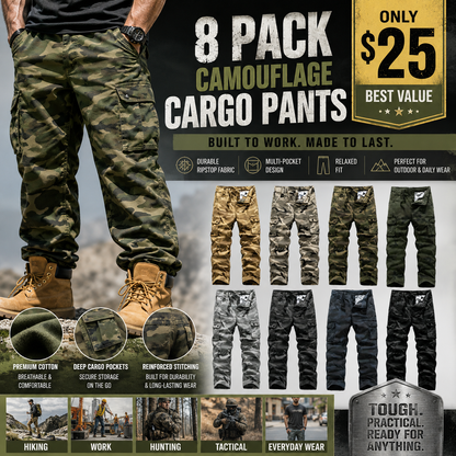 【LAST DAY SALE】Men’s practical camouflage cargo pant