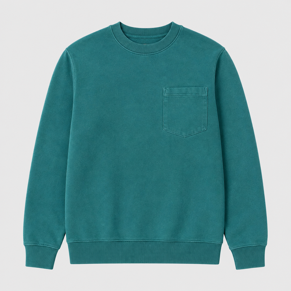 【LAST DAY SALE】Vintage Washed Unisex Pocket Crewneck Sweatshirt