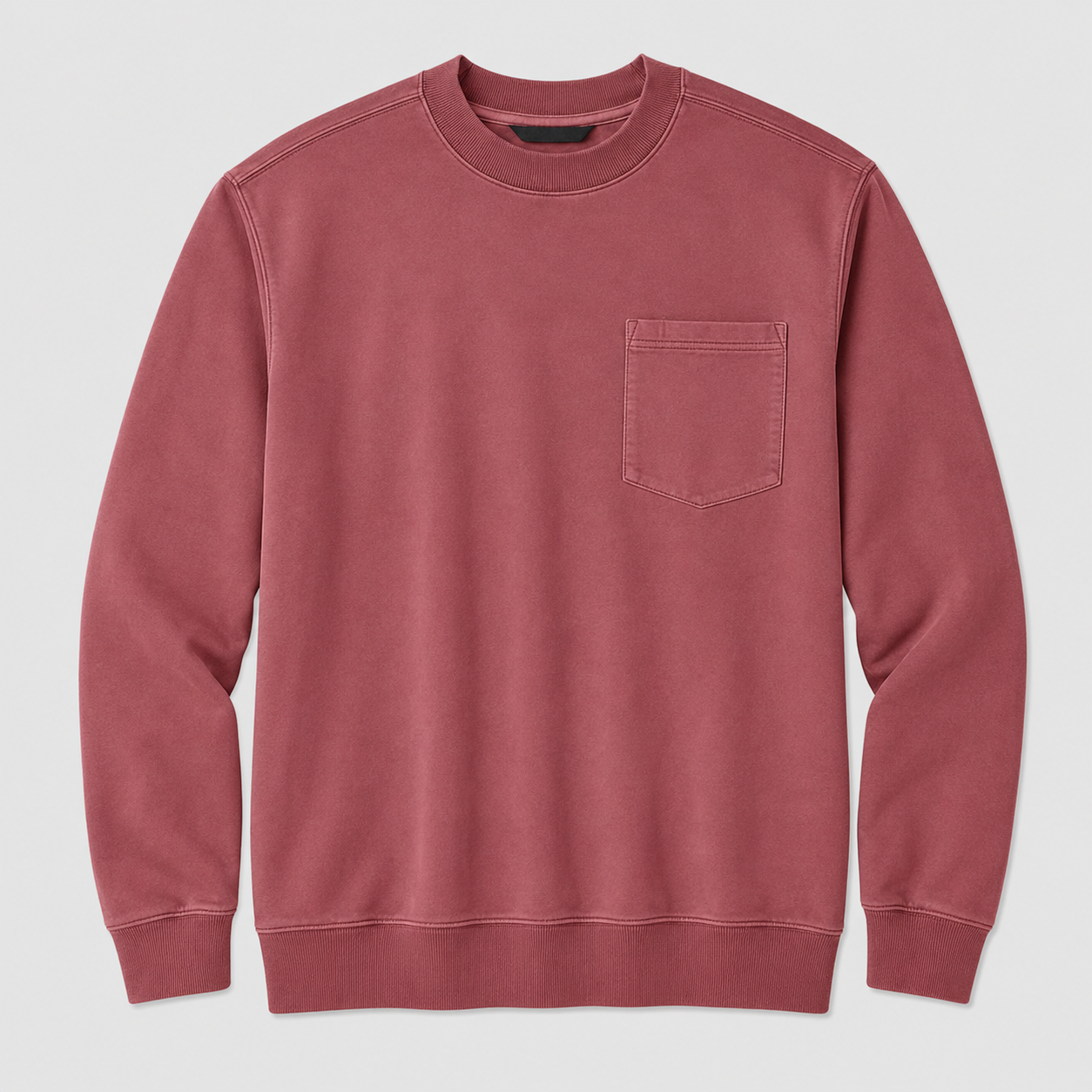 【LAST DAY SALE】Vintage Washed Unisex Pocket Crewneck Sweatshirt