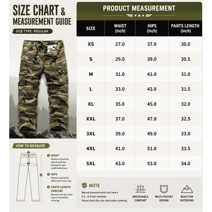 【LETZTER VERKAUFSTAG】Praktische Camouflage-Cargohose für Herren